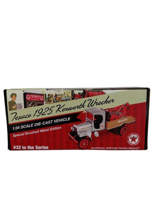 Texaco Other - NIB Texaco 1925 Kenworth Wrecker 1:34 Die-Cast Coin Bank Special Edition #32